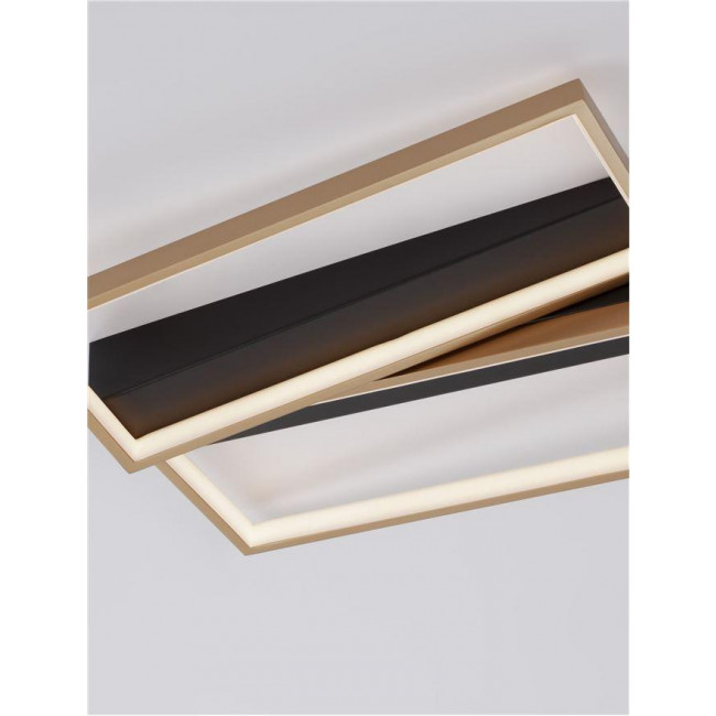 Φωτιστικό LED 28W 3000k Μαύρο Και Χρυσό Elize 9248113 NOVA LUCE