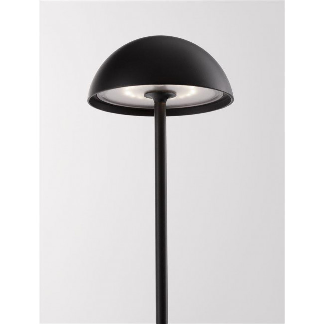 Πορτατίφ LED 2W 3000k Μαύρο Φορητό Rose 9281381 NOVA LUCE