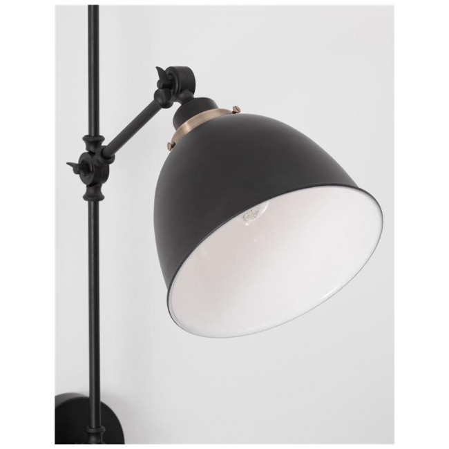 Απλίκα E27 Μαύρο Virgo 9420850 NOVA LUCE