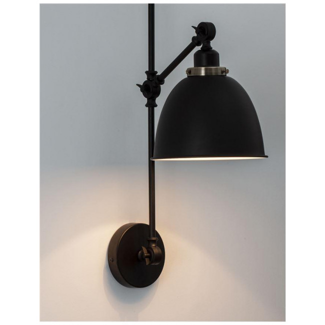 Απλίκα E27 Μαύρο Virgo 9420850 NOVA LUCE
