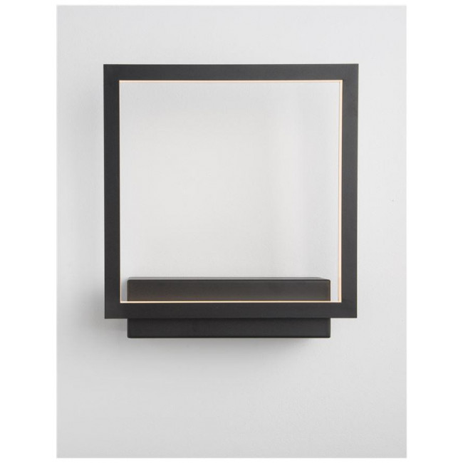 Απλίκα LED 18W 3000k Μαύρο Cornice 9421751 NOVA LUCE