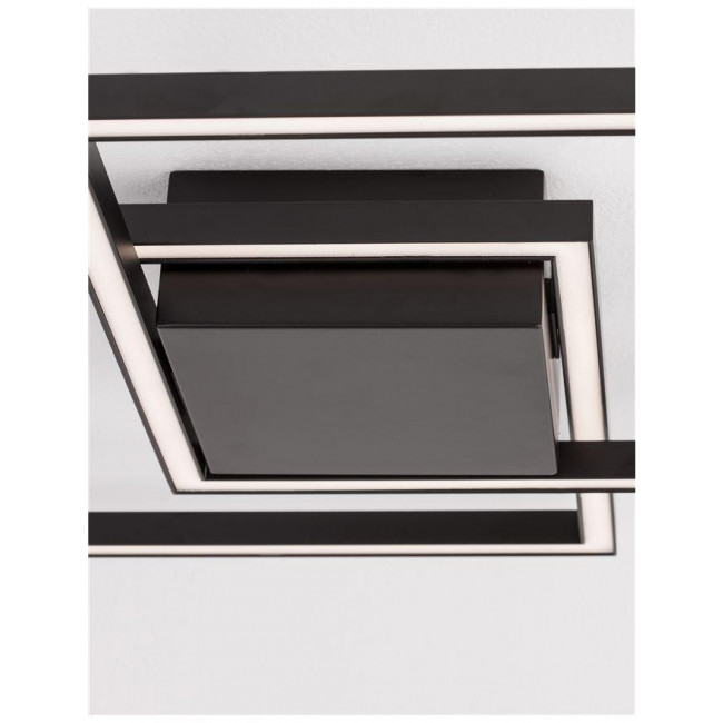 Φωτιστικό LED 25W 3000k Μαύρο Bilbao 9500822 NOVA LUCE