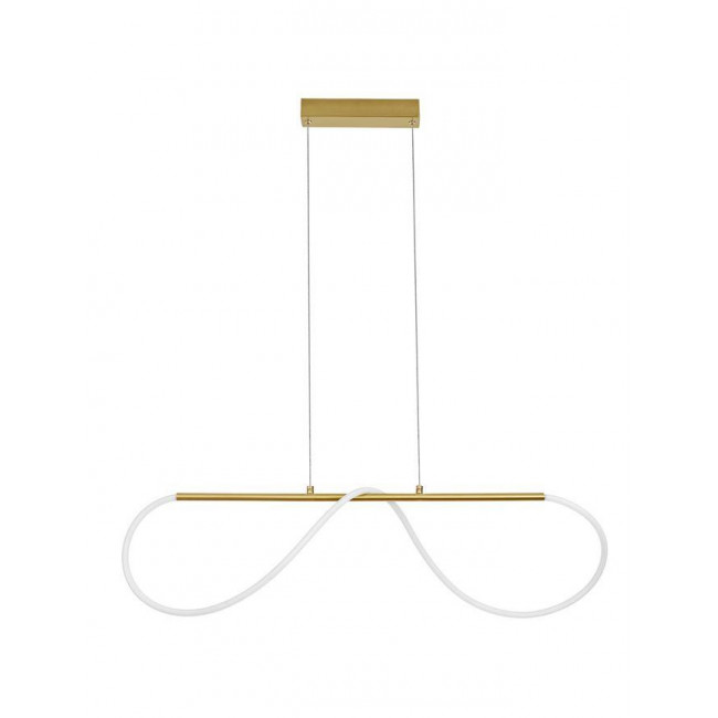 Φωτιστικό LED 29W 3000k Χρυσό Και Λευκό Tiriac 9548103 NOVA LUCE