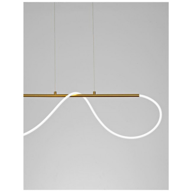 Φωτιστικό LED 29W 3000k Χρυσό Και Λευκό Tiriac 9548103 NOVA LUCE