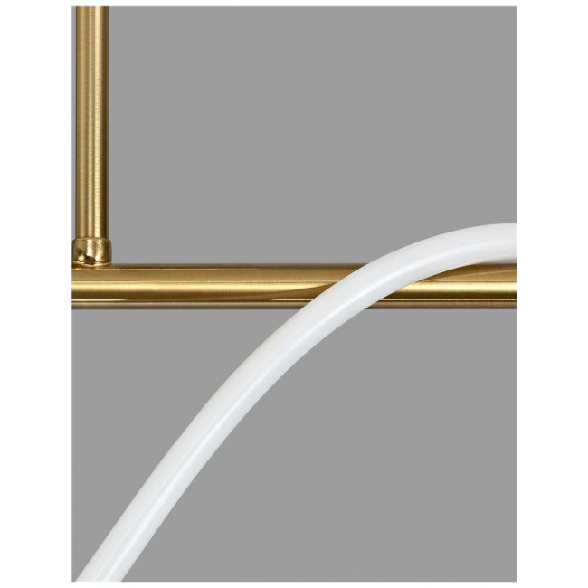 Φωτιστικό LED 29W 3000k Χρυσό Και Λευκό Tiriac 9548103 NOVA LUCE