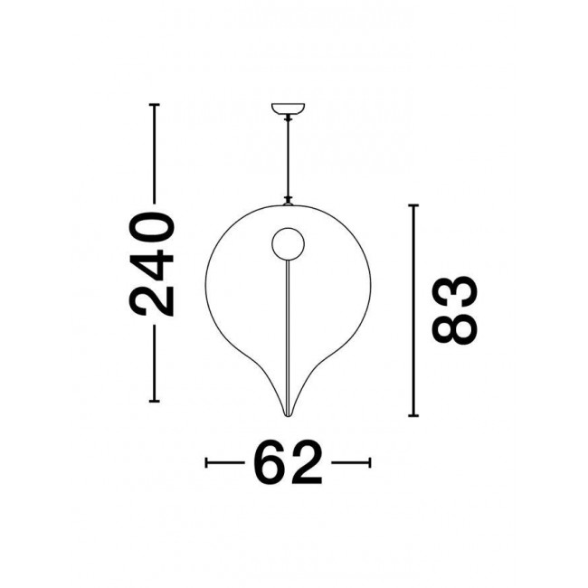 Φωτιστικό Μονόφωτο E27 Λευκό Ambrosia 9620171 NOVA LUCE