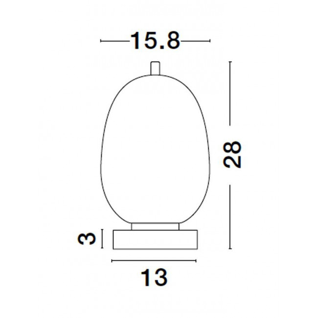Πορτατίφ E14 Μαύρο Και Λευκό Lato 9624089 NOVA LUCE