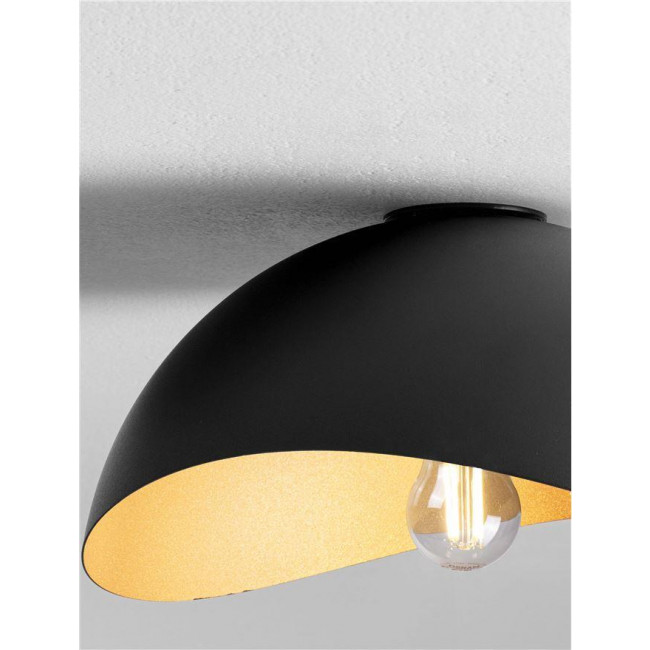 Φωτιστικό Μονόφωτο E27 Μαύρο Και Χρυσό Opsi 9695305 NOVA LUCE