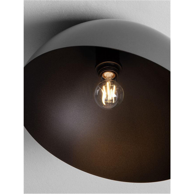 Φωτιστικό Μονόφωτο E27 Μαύρο Και Γκρι Onia 9695313 NOVA LUCE