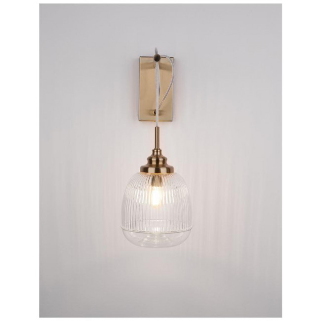 Απλίκα E14 Χρυσό Και Διάφανο 9738200 NOVA LUCE