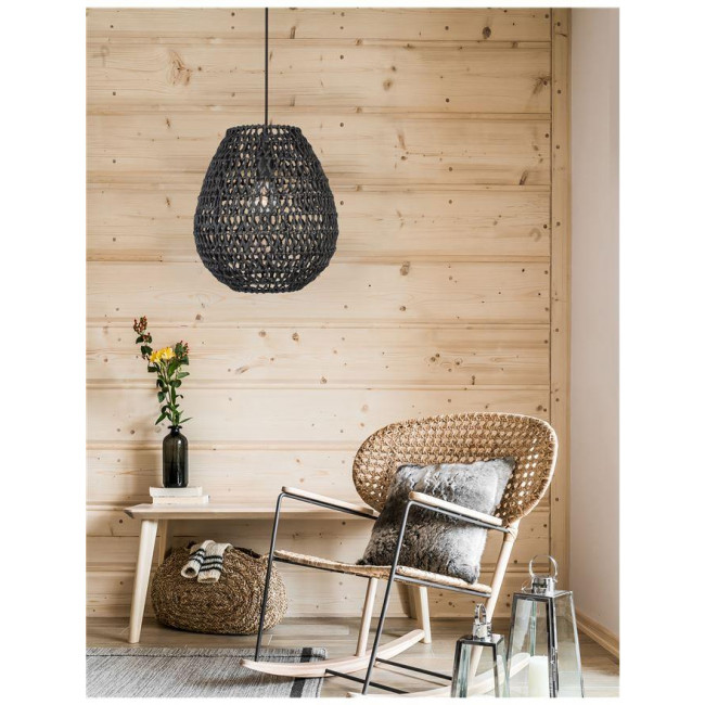 Φωτιστικό Μονόφωτο E27 Μαύρο Griffin 9858713 NOVA LUCE