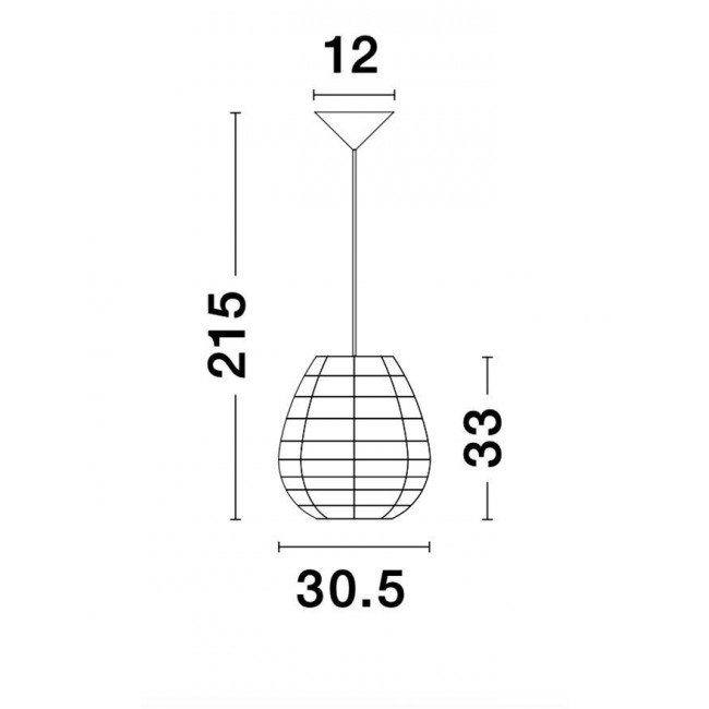 Φωτιστικό Μονόφωτο E27 Μαύρο Griffin 9858713 NOVA LUCE
