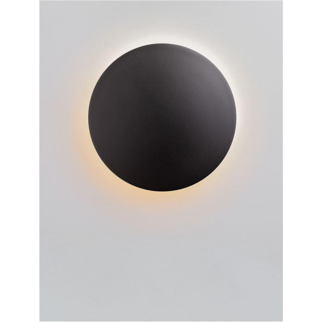 Απλίκα LED 12W 3000k Μαύρο Valno 9923418 NOVA LUCE