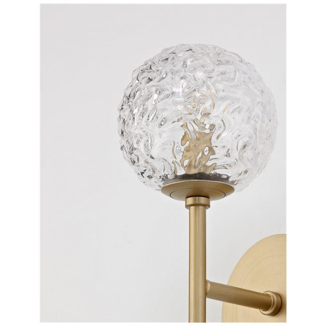 Απλίκα G9 Χρυσό Και Διάφανο Mirano 9960271 NOVA LUCE