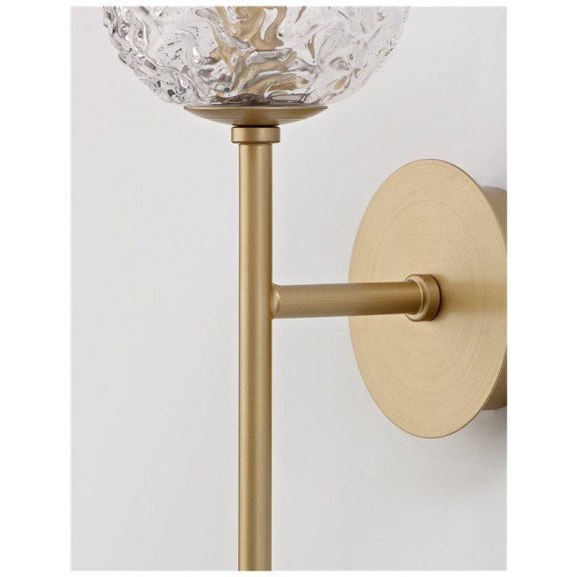 Απλίκα G9 Χρυσό Και Διάφανο Mirano 9960271 NOVA LUCE