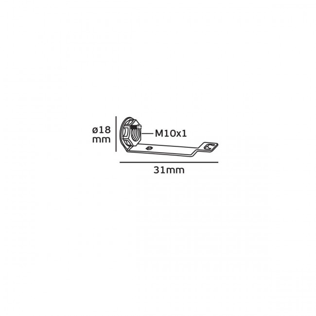 Λαμακι Για Ντουι E14 31mm VK/BRACKET/65 VK LED