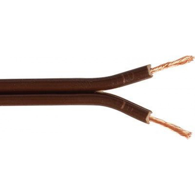 Καλώδιο NYFAZ HO3VH-H 2x0.75mm² Πλακέ Καφέ SALCAVI