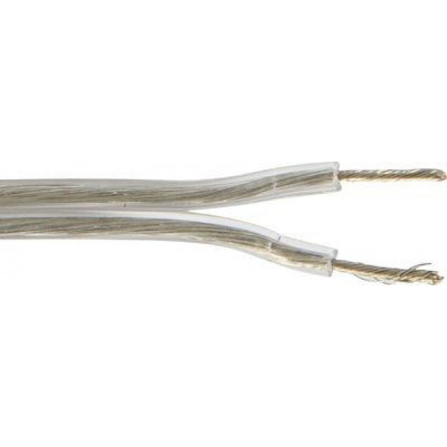 Καλώδιο NYFAZ HO3VH-H 2x0.75mm² Πλακέ Διάφανο SALCAVI