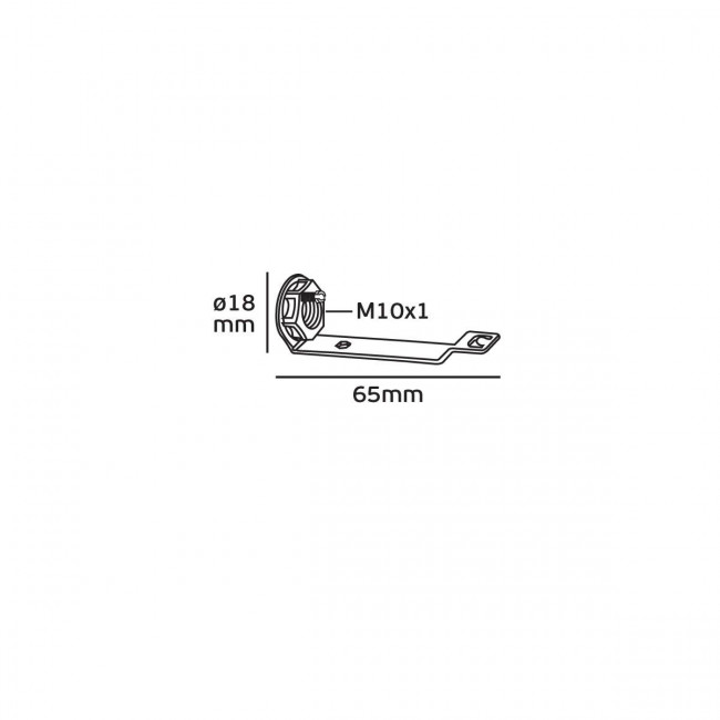 Λαμακι Για Ντουι Ε14 65mm VK/BRACKET/100 VK LED