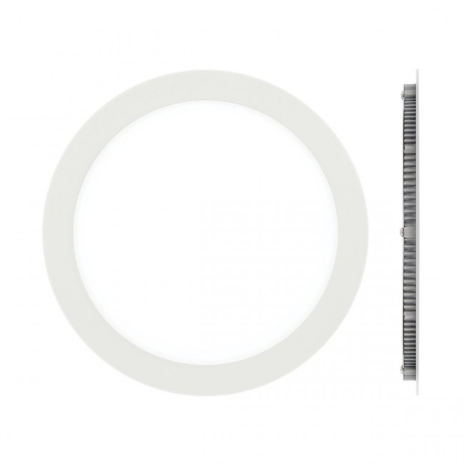 Πάνελ LED Χωνευτό 24W 3000k Στρογγυλό Λευκό VK/04017/W/W VK LED