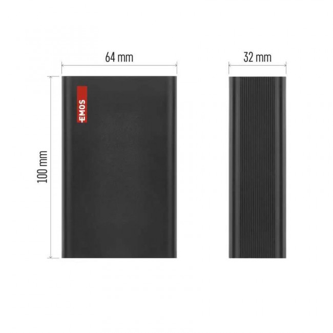 Powerbank 65W 20000mAh Μαύρο NTBF20 B0560B EMOS