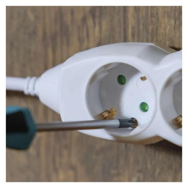 Πολύπριζο 4 Σούκο 1.5m Λευκό P0421R EMOS