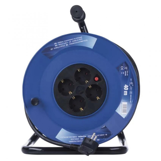 Μπαλαντέζα Σε Καρούλι Πλαστικό Με Καλώδιο 3x2.5mm 40 Μέτρα P09240M EMOS