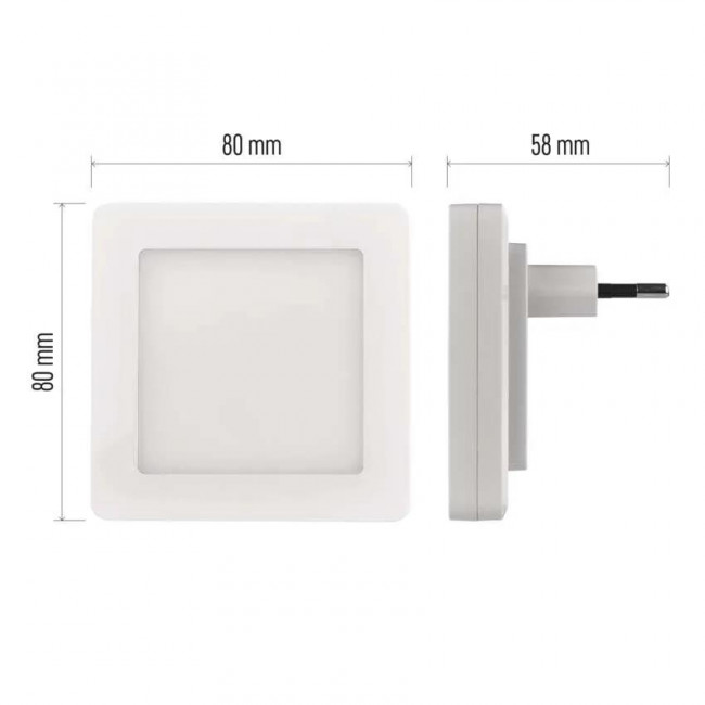 Φωτάκι Νυχτός LED Με Φωτοκύτταρο ή Διακόπτη P3316 EMOS