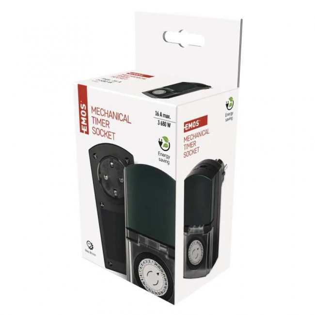Χρονοδιακόπτης Πρίζας Ημερήσιος P5526N EMOS