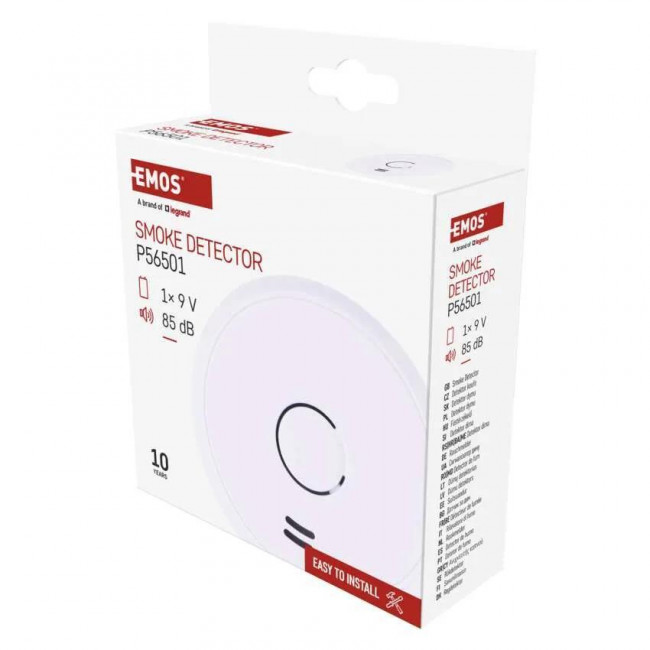 Ανιχνευτής Ορατού Καπνού Αυτόνομος Με Σειρήνα Λευκό P56501 EMOS