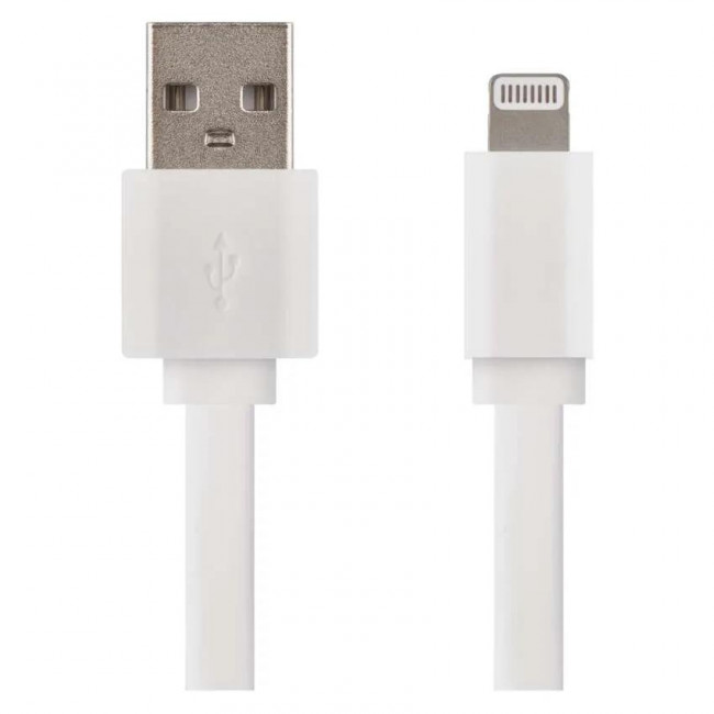 Καλώδιο Φόρτισης USB TypeA Σε Lighting 1m Λευκό EMOS