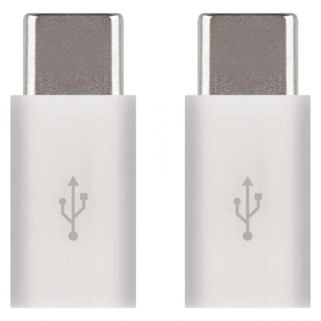 USB Adaptor USB MicroB Θηλυκό Σε USB TypeC Αρσενικό (Σετ 2τεμ.) SM7023 EMOS