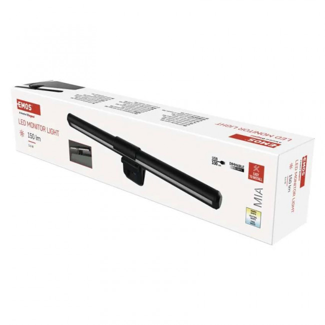 Φωτιστικό Οθόνης USB Μαύρο Z7625 EMOS