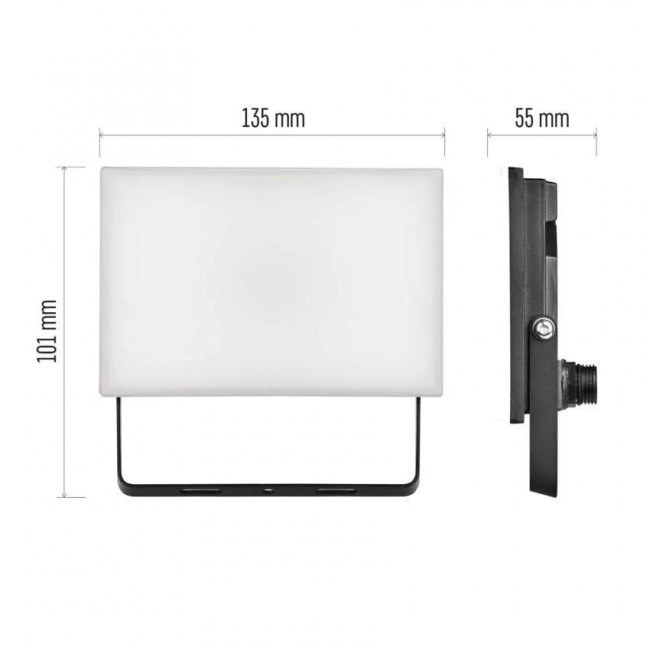 Προβολέας LED 20W 4000K Μαύρο IP65 230V EMOS