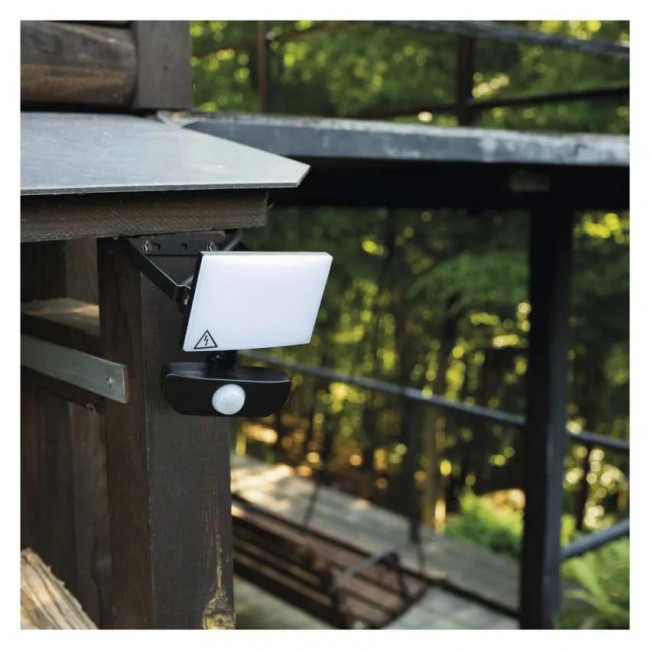 Προβολέας LED 10.5W 4000k Με Ανιχνευτή Κίνησης Μαύρο IP54 230V EMOS