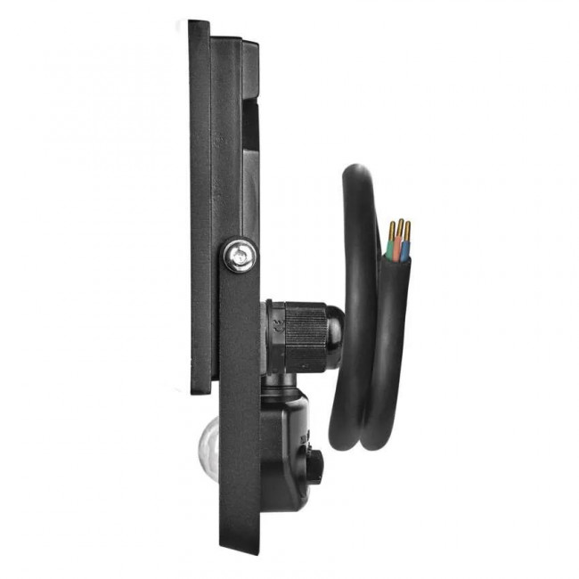 Προβολέας LED 20W 4000k Με Ανιχνευτή Κίνησης Μαύρο IP54 230V EMOS