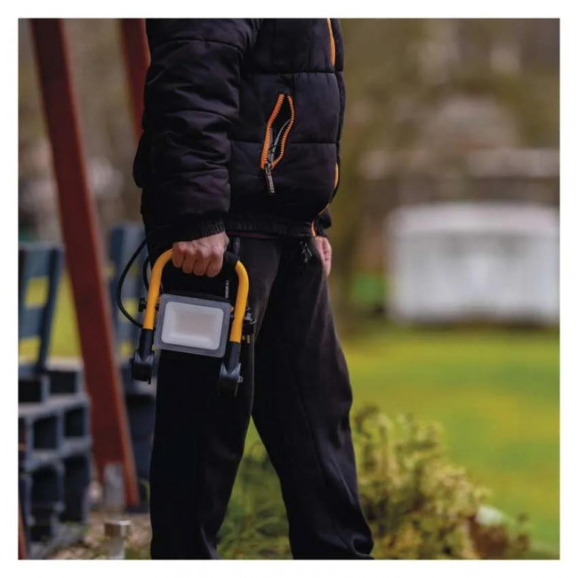 Προβολέας LED 21W 4000K Φορητός Μαύρο Και Κίτρινο 230V EMOS