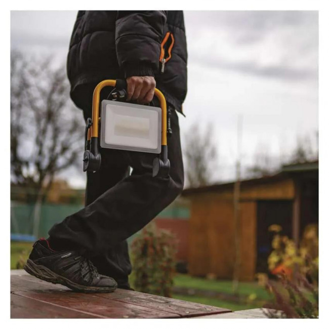 Προβολέας LED 51W 4000K Φορητός Μαύρο Και Κίτρινο 230V EMOS