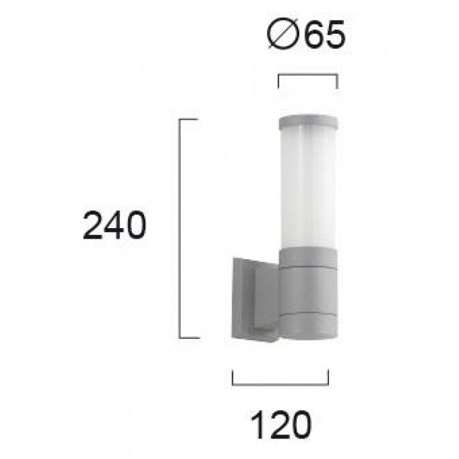 Απλίκα E27 Γκρί Cavo 4036700 VIOKEF
