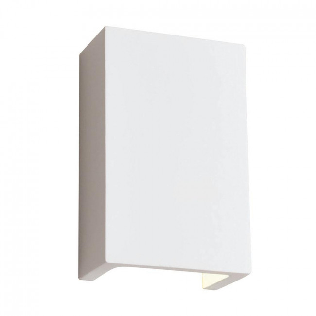 Απλίκα G9 Λευκός Γύψος Up-Down Rectangle Ceramic 4097100 VIOKEF
