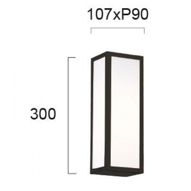 Απλίκα E27 Καφέ Και Λευκό Figaro 4117901 VIOKEF