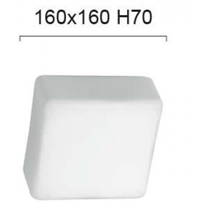 Πλαφονιέρα G9 Λευκό Σατινάτο Tito 4132400 VIOKEF