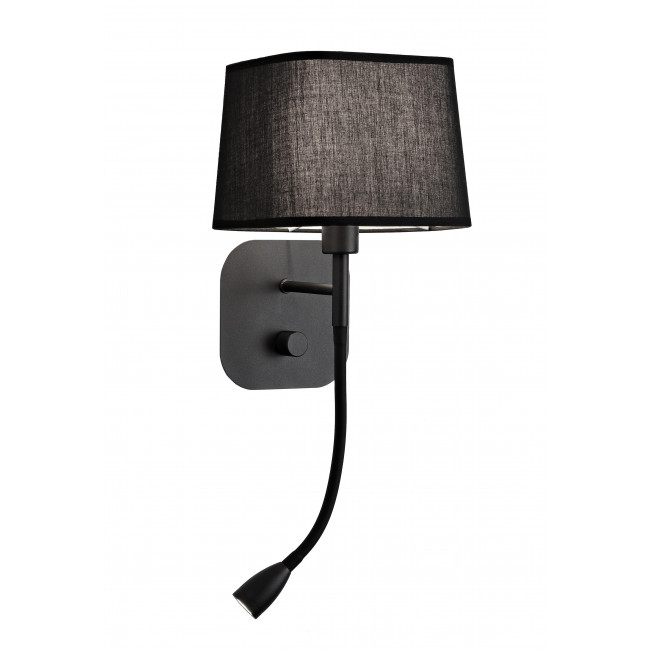 Απλίκα E14 & LED 2W Μαύρο Hendrix 4174601 VIOKEF