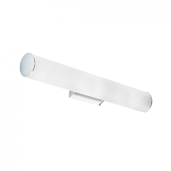 Απλίκα Μπάνιου LED 10W 3000k Χρώμιο Και Γυαλί Λευκό IP44  Fibi 4181300 VIOKEF