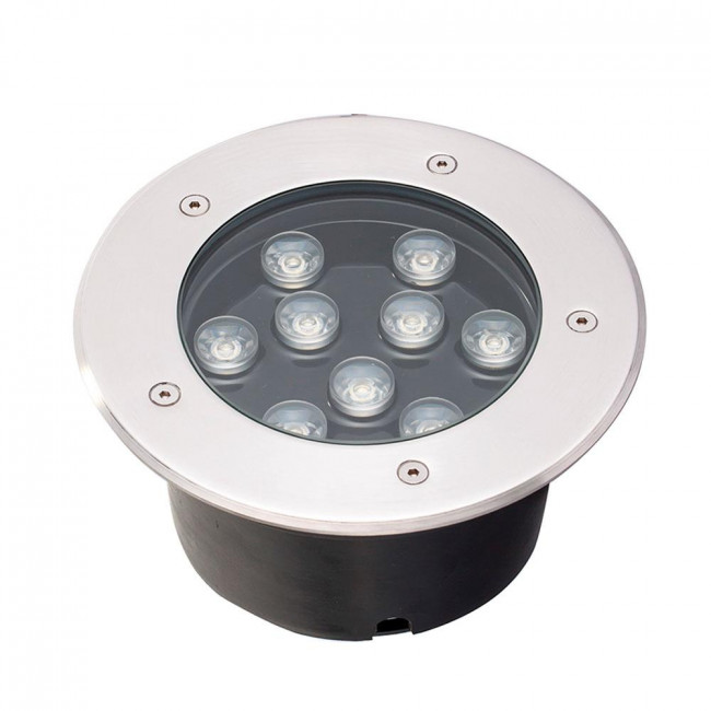 Σπότ Χωνευτό LED 9W 3200k Ασημί Lotus 4187000 VIOKEF