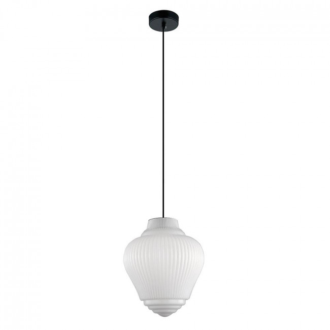 Φωτιστικό Μονόφωτο E27 Λευκό Και Μαύρο Boho 4187800 VIOKEF