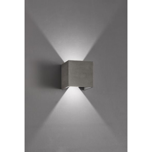 Απλίκα LED 12W 3000k Γκρι Samos 4189201 VIOKEF