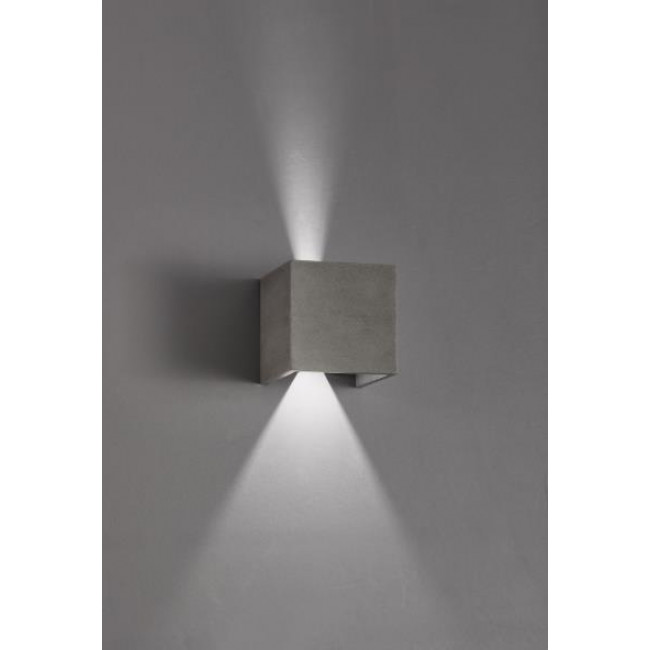 Απλίκα LED 12W 3000k Γκρι Samos 4189201 VIOKEF