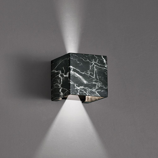Απλίκα LED 12W 3000k Μαύρο Μάρμαρο Davos 4202803 VIOKEF