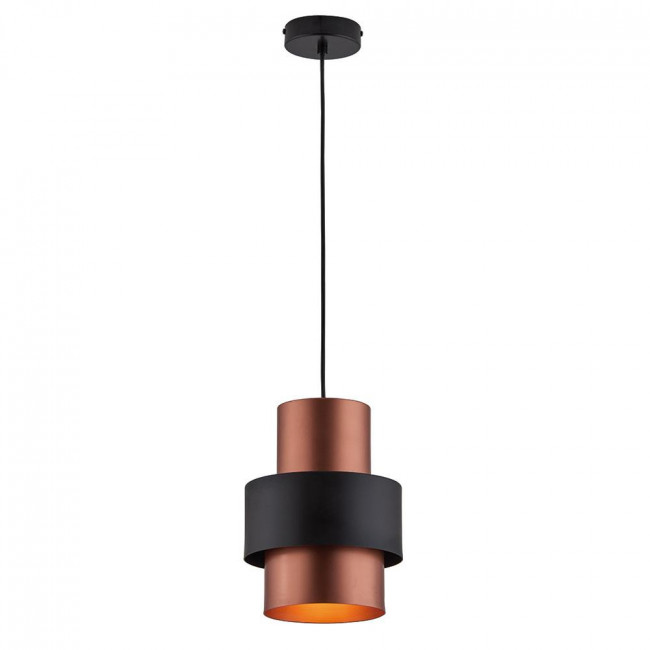 Φωτιστικό Μονόφωτο E27 Μαύρο Και Χαλκός Dexter 4215800 VIOKEF